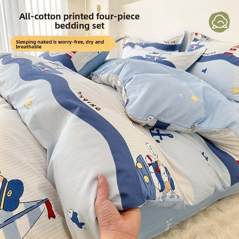 Sleep Better Every Night with Our Pure Cotton Bed Set