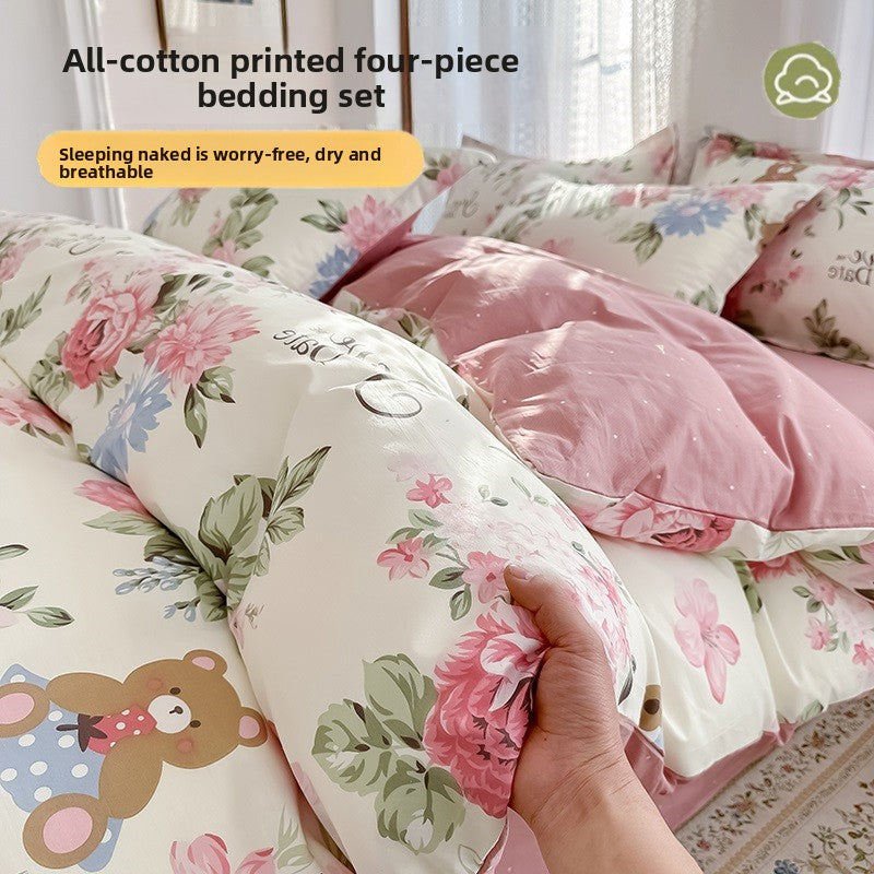 Sleep Better Every Night with Our Pure Cotton Bed Set