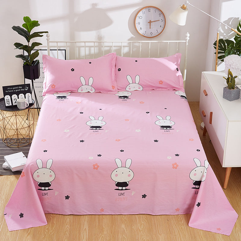 Cozy, colorful cartoon bed sheets that make bedtime more fun and relaxing.