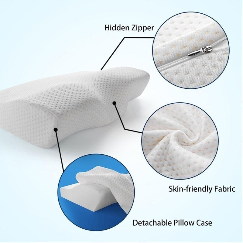 Orthopedic Neck Support Pillow for Deep, Restful Sleep