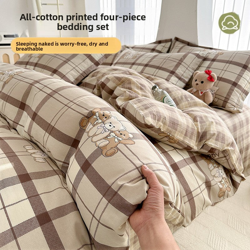 Sleep Better Every Night with Our Pure Cotton Bed Set