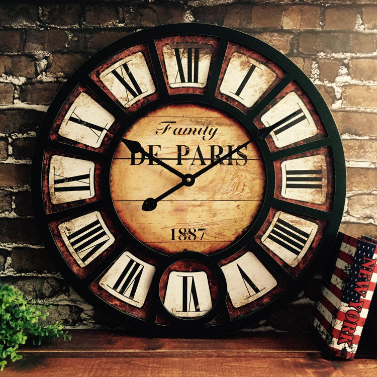 Vintage Wall Clock – Perfect Decor for Cafes, Bars & Restaurants