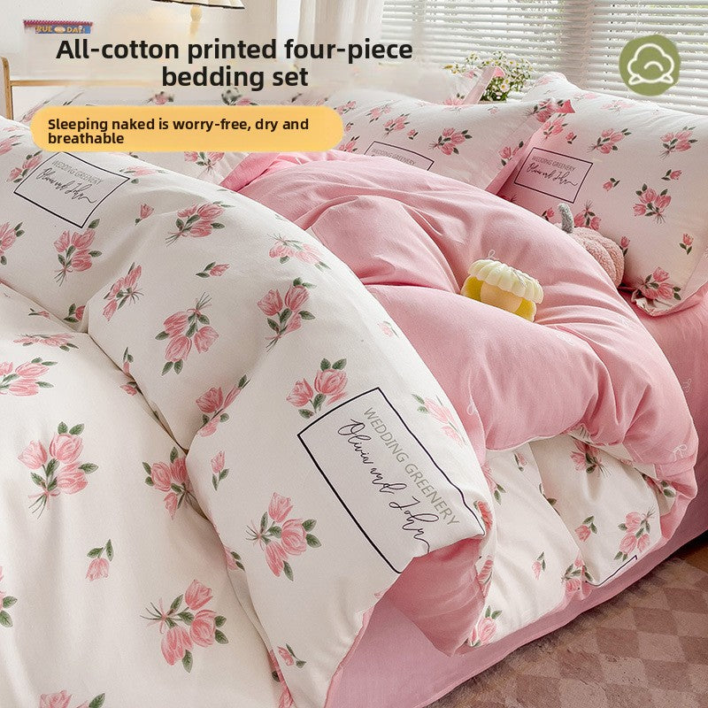 Sleep Better Every Night with Our Pure Cotton Bed Set