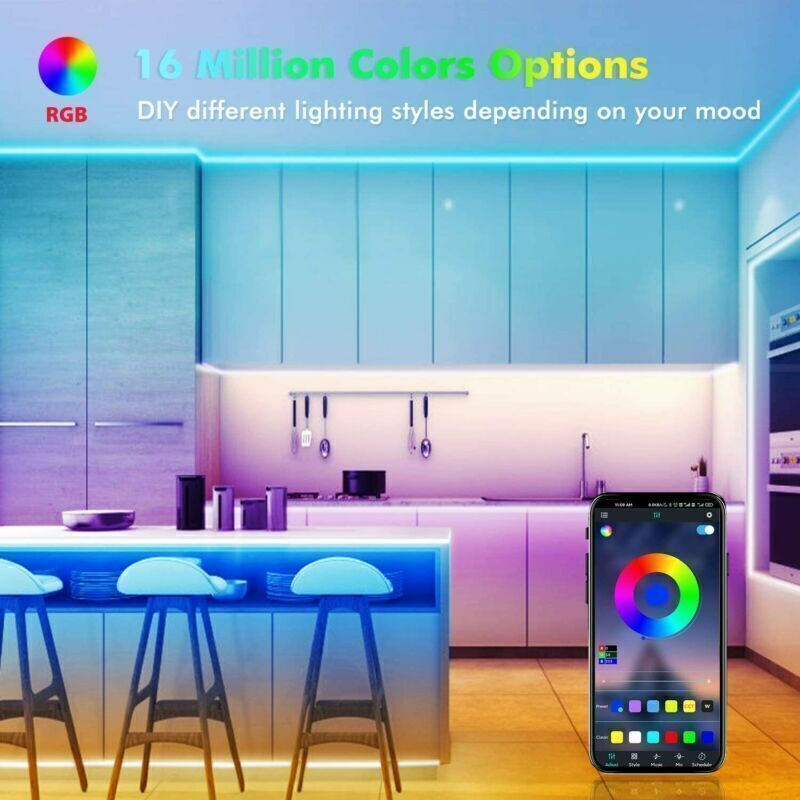 Bluetooth RGB LED Strip – Chill Vibes for Any Room