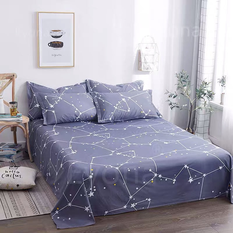 Cozy, colorful cartoon bed sheets that make bedtime more fun and relaxing.