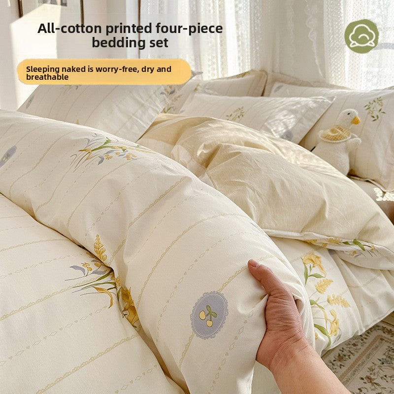 Sleep Better Every Night with Our Pure Cotton Bed Set