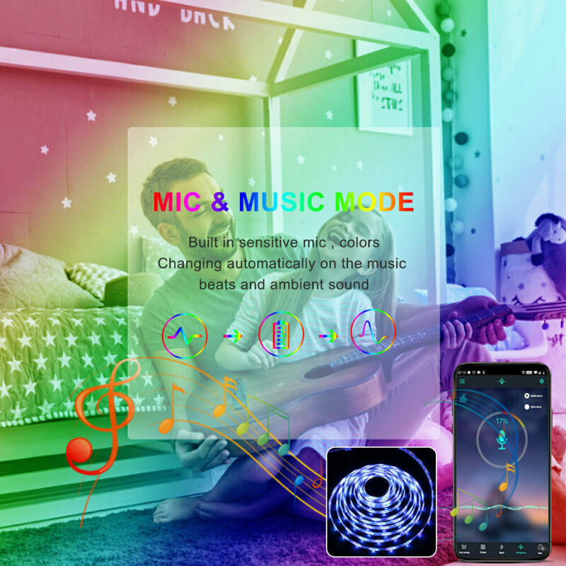 Bluetooth RGB LED Strip – Chill Vibes for Any Room