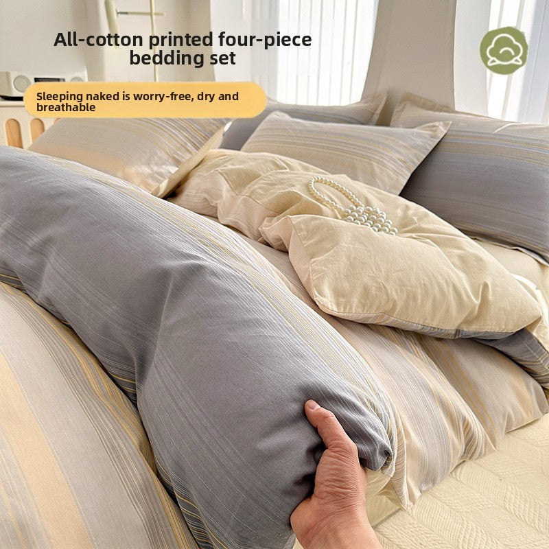 Sleep Better Every Night with Our Pure Cotton Bed Set