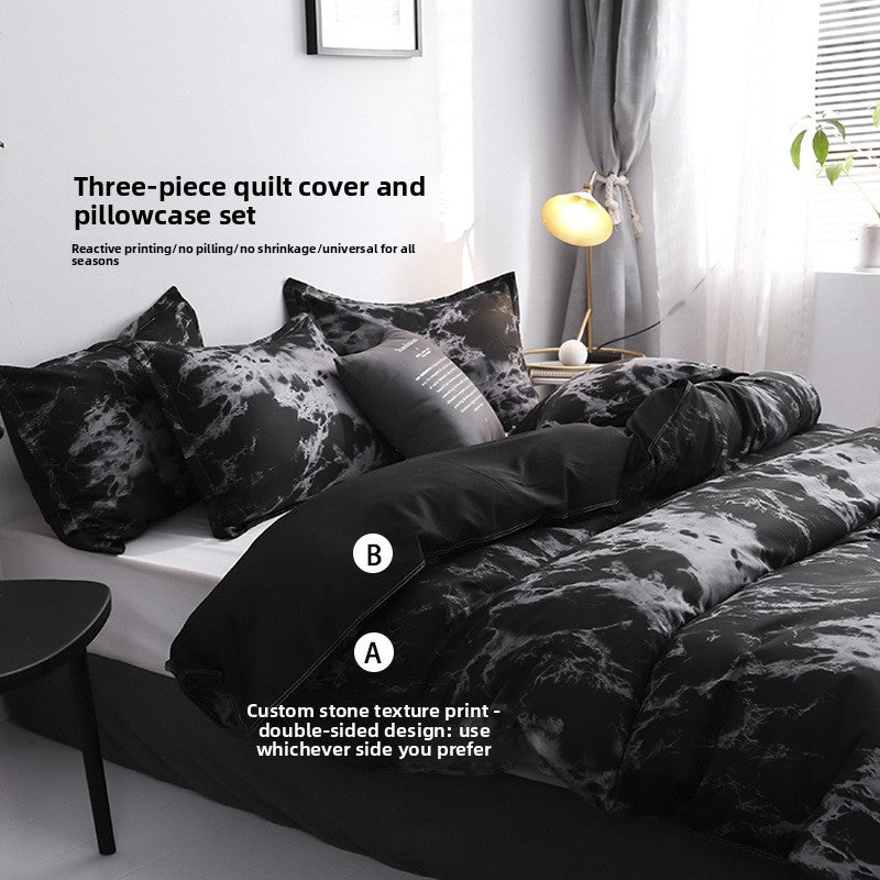 Easy-Care Quilt Cover Trio For Comfy, Stylish Nights