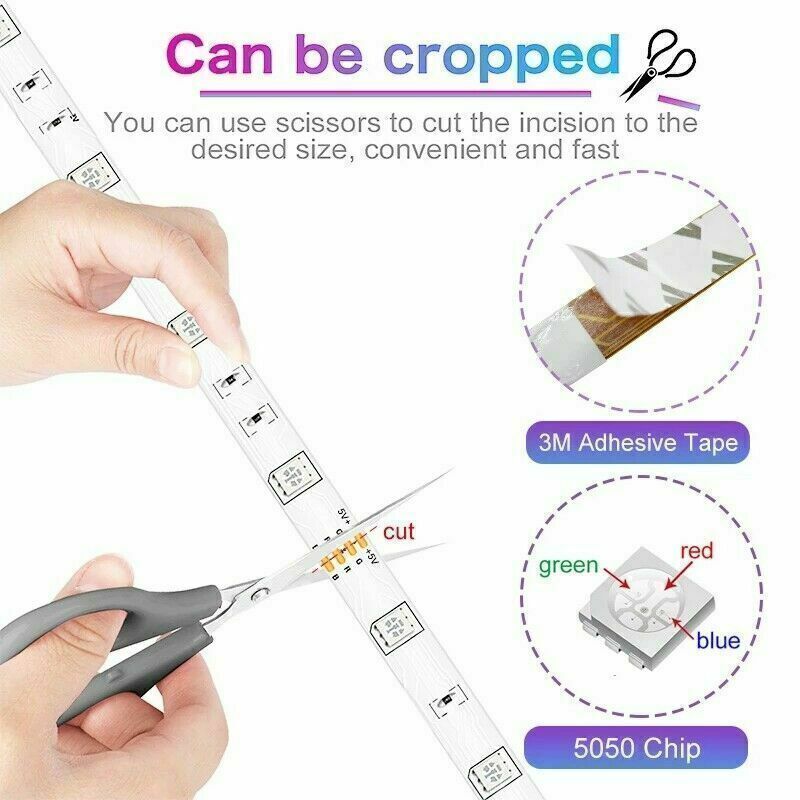 Bluetooth RGB LED Strip – Chill Vibes for Any Room