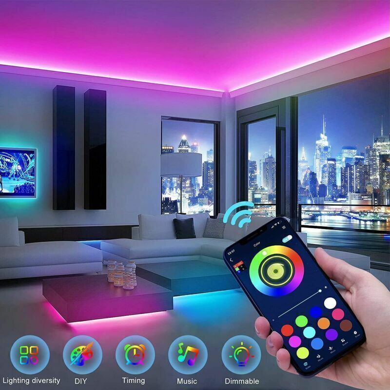 Bluetooth RGB LED Strip – Chill Vibes for Any Room