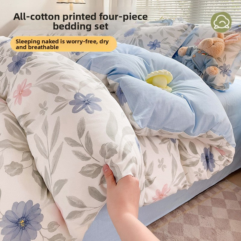 Sleep Better Every Night with Our Pure Cotton Bed Set