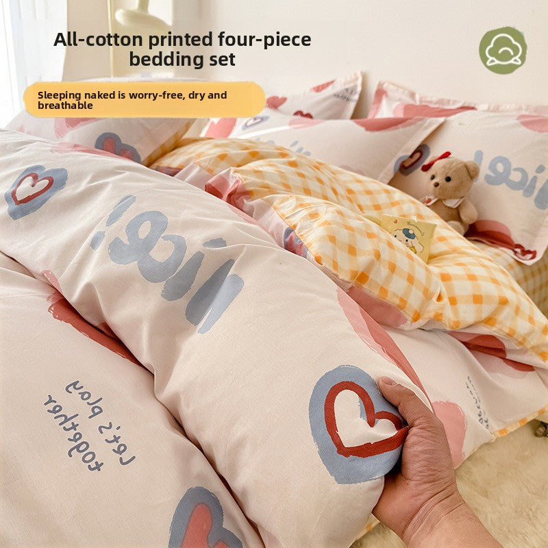 Sleep Better Every Night with Our Pure Cotton Bed Set